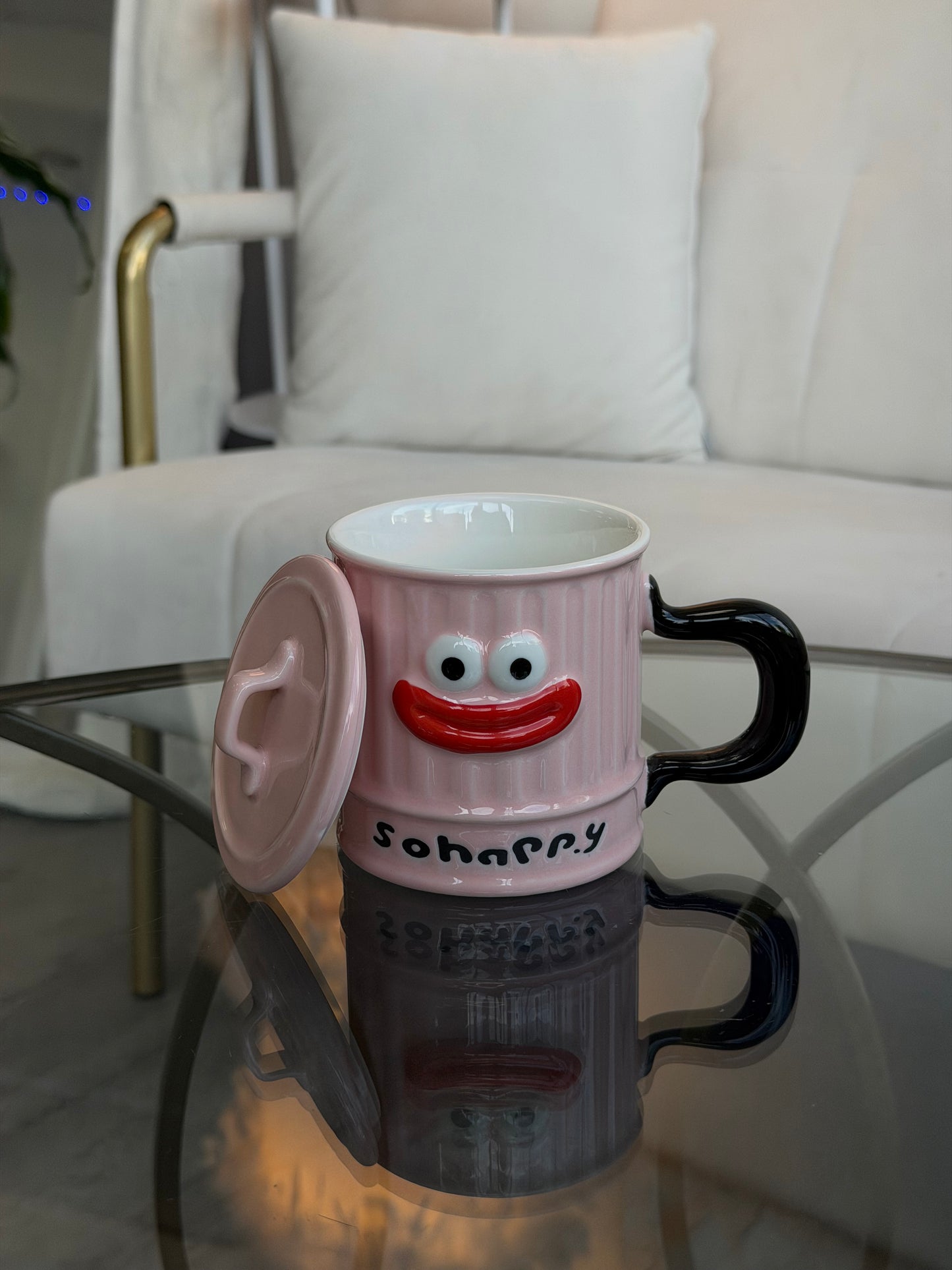 Funny Face Ceramic Mug