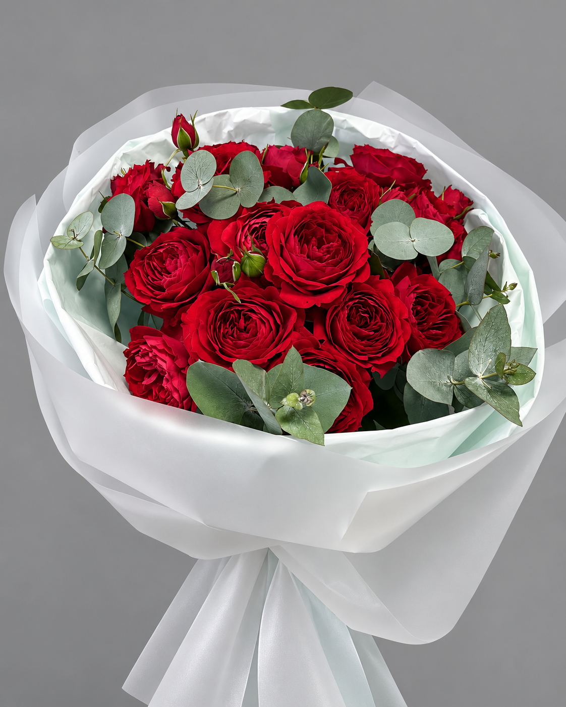 Red spray roses