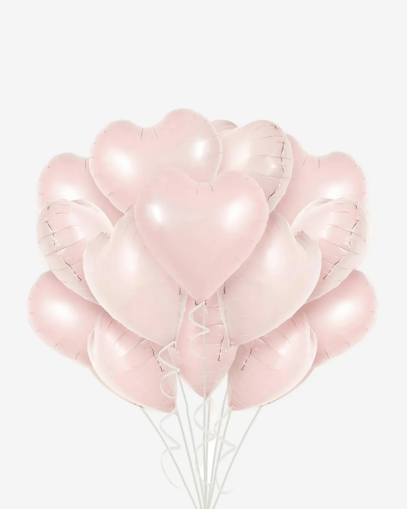 heart-shaped foil balloons
