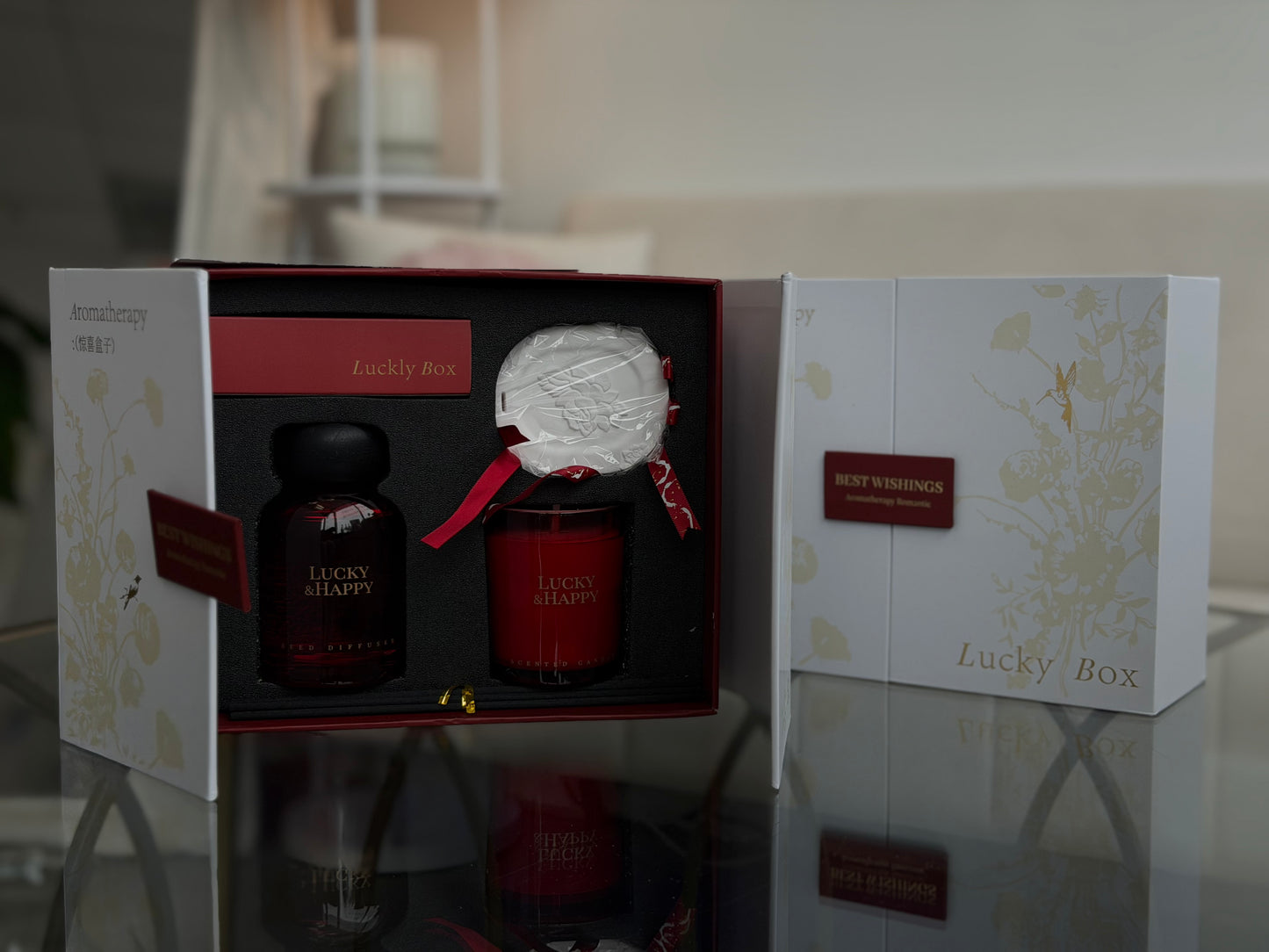 Luxury Reed Diffuser & Candle Gift Set