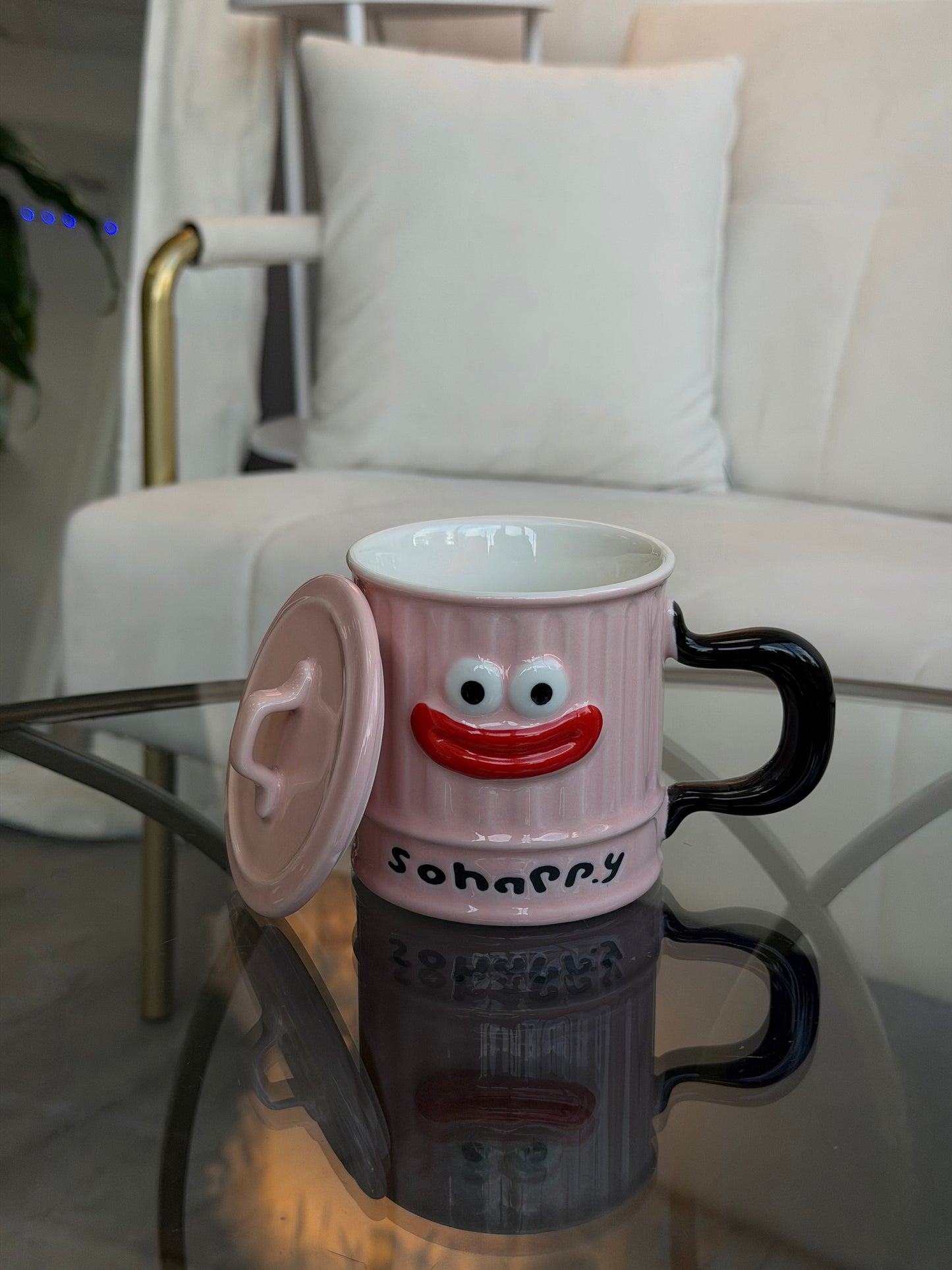 Funny Face Ceramic Mug