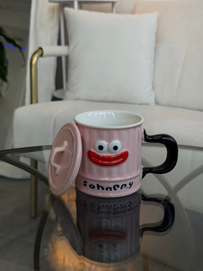Funny Face Ceramic Mug