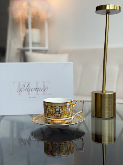 Luxury Gold Espresso Cup & Saucer