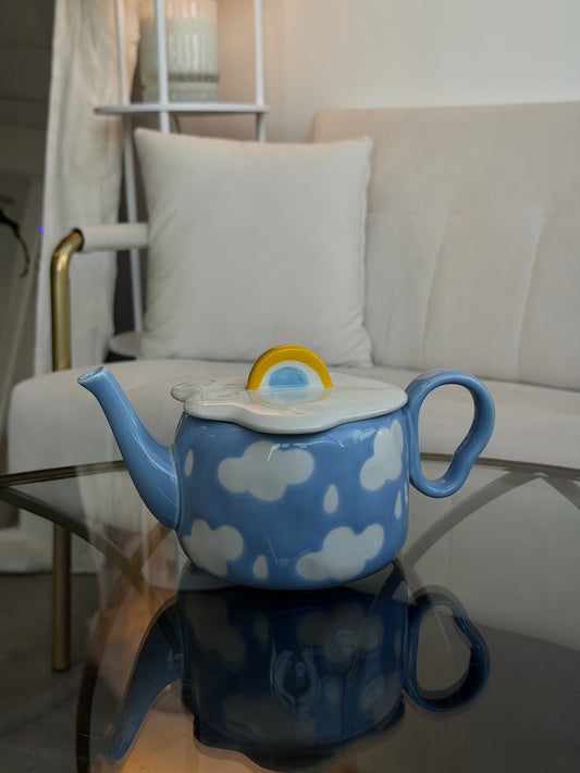 Blue Sky Cloud    Ceramic Teapot