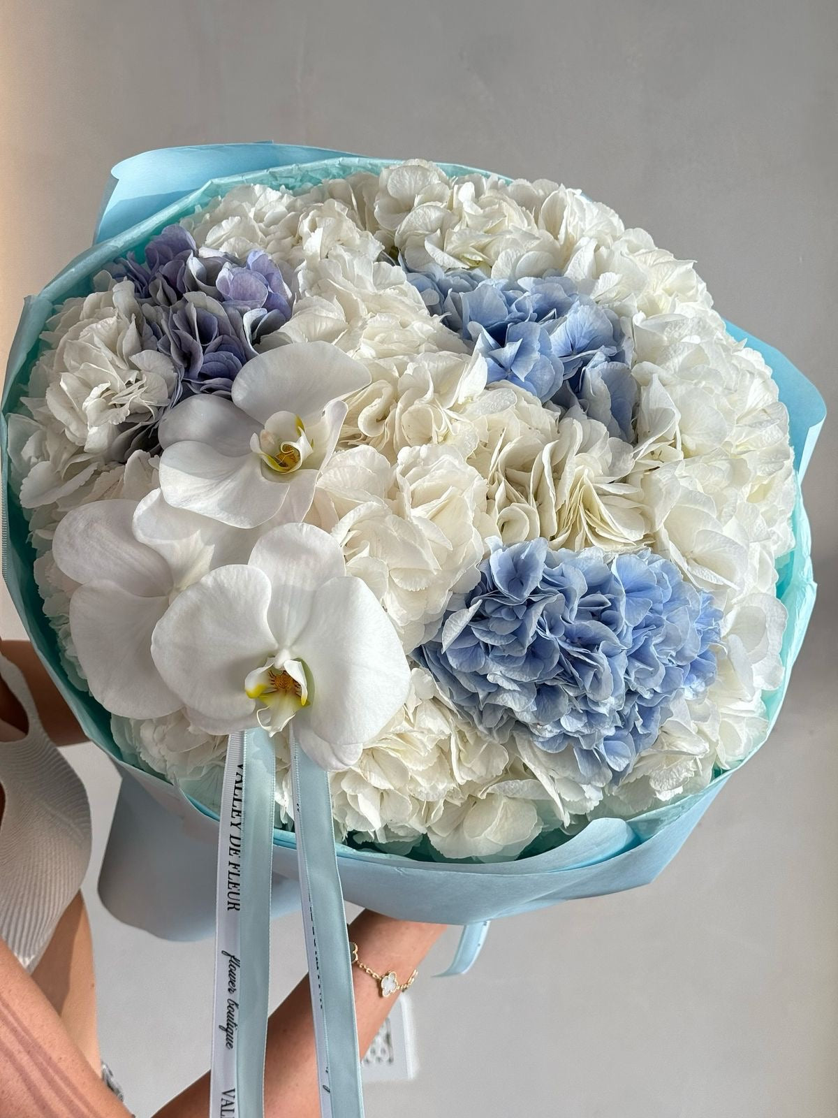 Orchid in blue