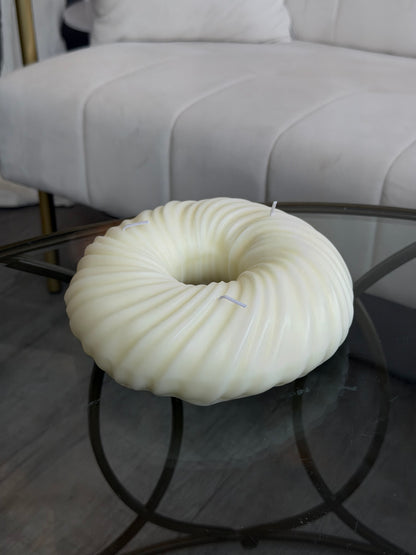 Modern Spiral Ring Candle