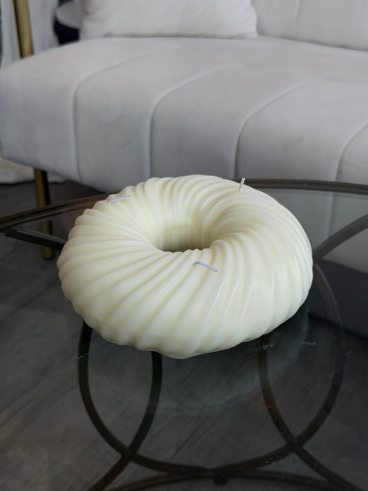 Modern Spiral Ring Candle