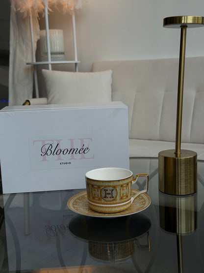 Luxury Gold Espresso Cup & Saucer