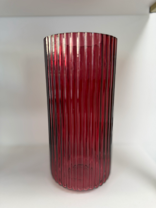 Red small vase