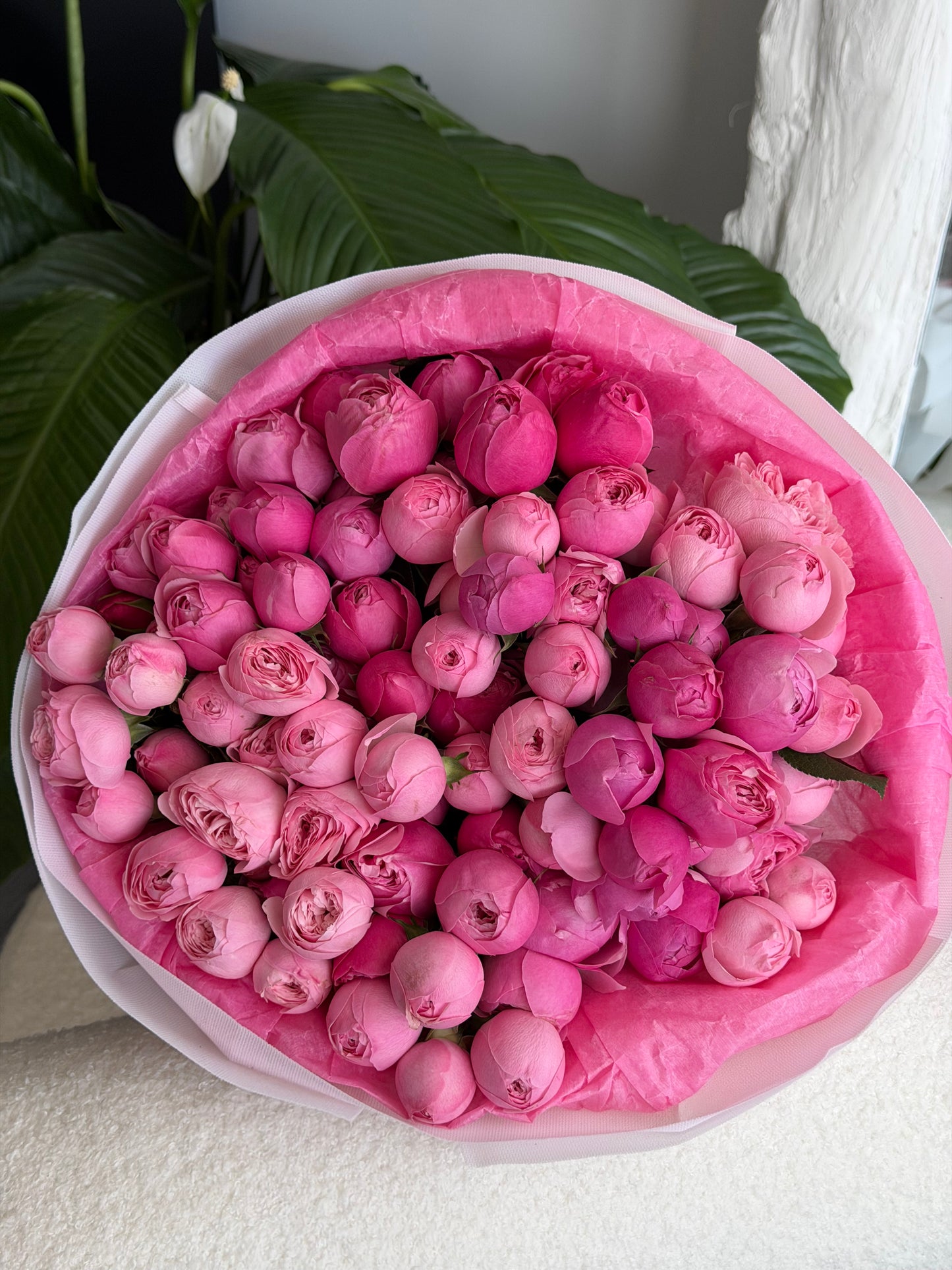 Garden Peony Roses Bouquet