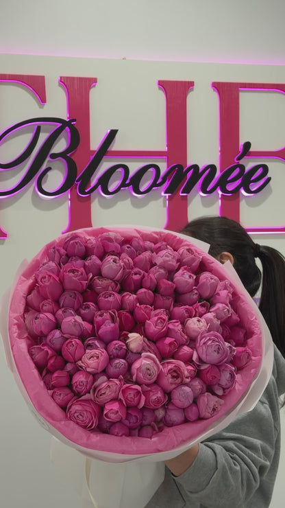 Garden Peony Roses Bouquet